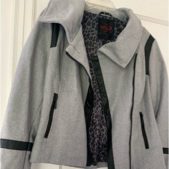 YOKI JUNIOR  HTHR  GREY  GIRLS JACKET S  L - Picture 2 of 9